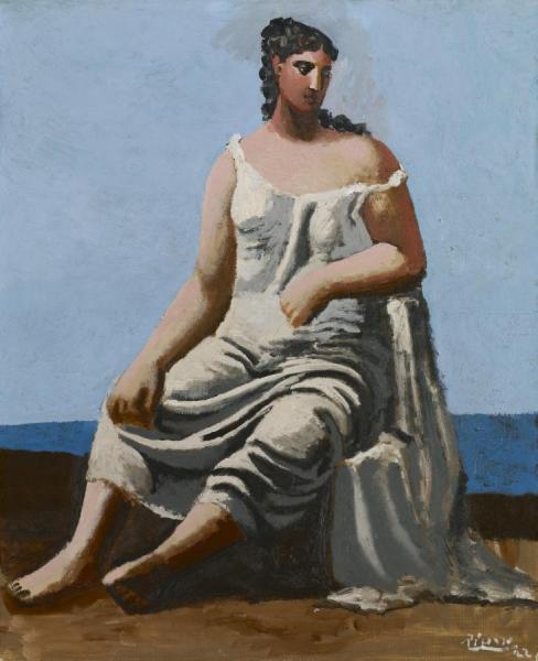 Woman By The Sea by Pablo Picasso