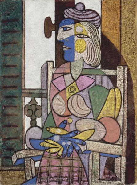 Woman Seated Before The Window by Pablo Picasso