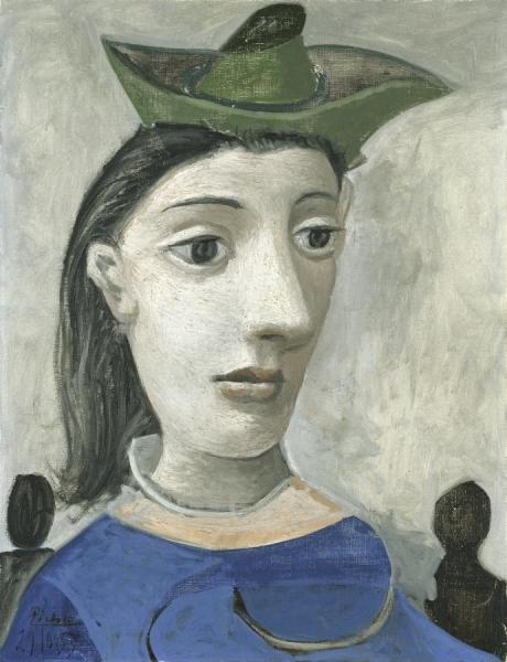 Woman With Green Hat by Pablo Picasso