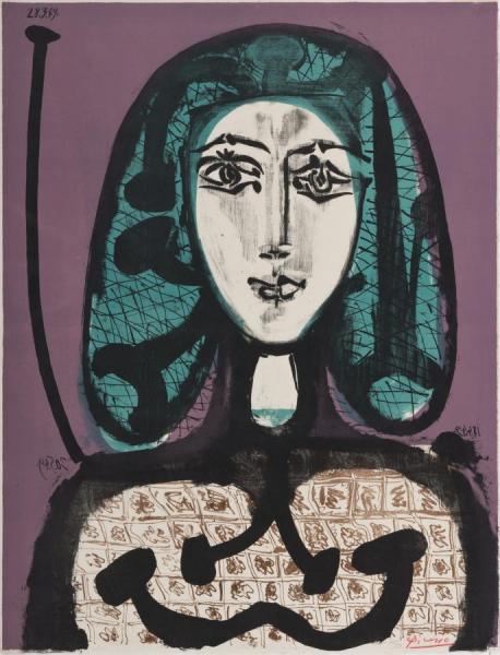 Woman With Hairnet by Pablo Picasso