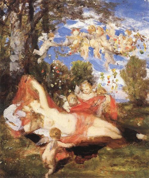 Awakening Of Spring by Pal Szinyei-merse