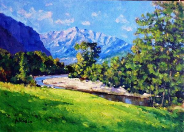 Ansa Della Dora A La Salle Ao Italy by Paolo La Commare