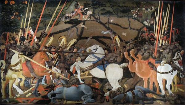Battle Of San Romano by Paolo Uccello