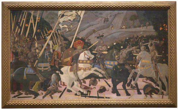The Battle Of San Romano by Paolo Uccello