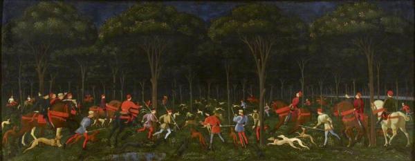 The Hunt In The Forest by Paolo Uccello