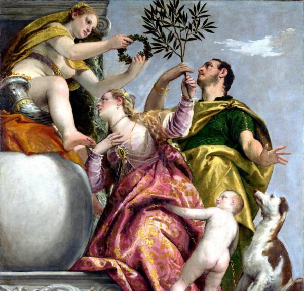 Paolo Veronese Allegory Of Love Iv, The Happy Union