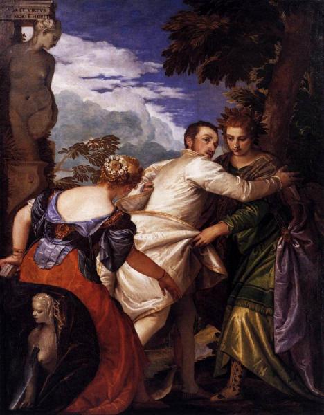 Allegory Of Virtue And Vice by Paolo Veronese