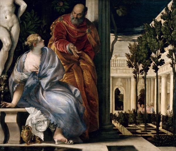 Bathsheba At Bath by Paolo Veronese Oil Painting Reproductions