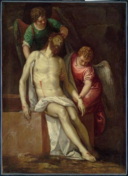 Dead Christ Supported By Angels by Paolo Veronese