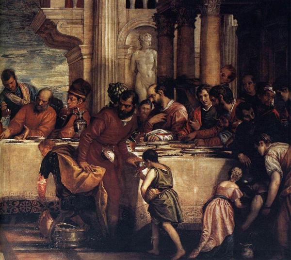 Paolo Veronese Feast At The House Of Simon (detail)