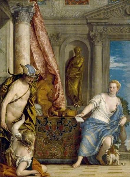 Hermes, Herse And Aglaurus by Paolo Veronese