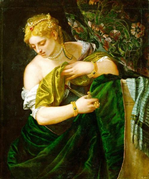 Lucretia by Paolo Veronese Oil Painting Reproductions