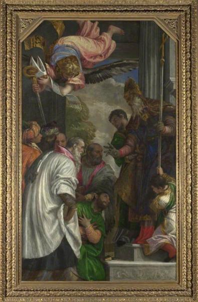 The Consecration Of Saint Nicholas by Paolo Veronese Oil Painting Reproductions