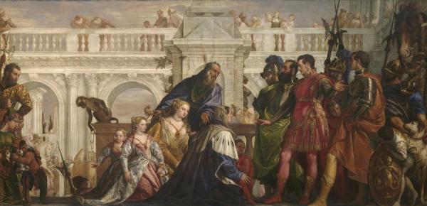 The Family Of Darius Before Alexander by Paolo Veronese