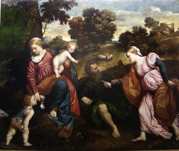 Paris Bordone The Mystical Marriage Of Saint Catherine