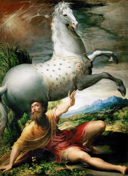 Spill Of Paul by Parmigianino Oil Painting Reproductions
