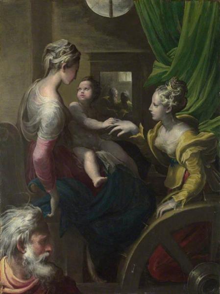 The Mystic Marriage Of Saint Catherine by Parmigianino
