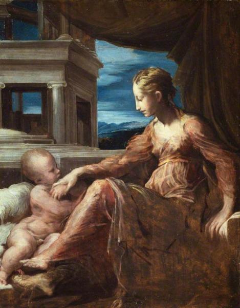 Virgin And Child by Parmigianino