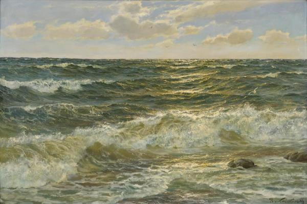 Waves by Partick Von Kalckreuth