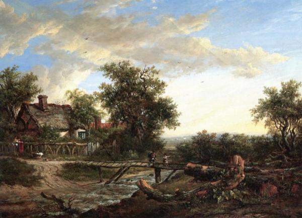 The Village Ford by Patrick Nasmyth