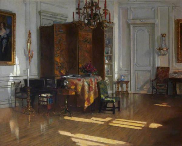 Drawing Room, Hyndford, North Berwick by Patrick William Adam