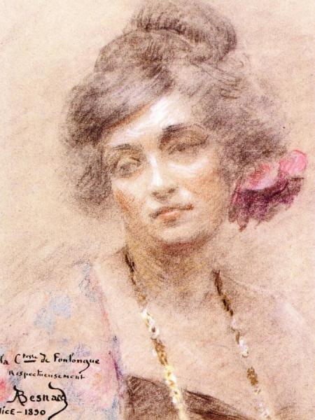 Portrait Of A Woman by Paul Albert Besnard