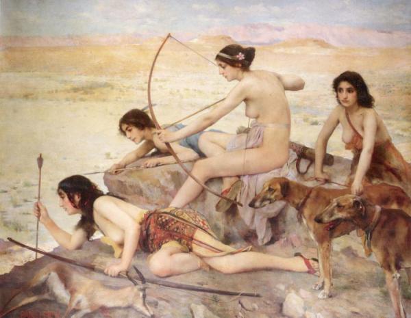 The Girls Of Atlas by Paul-alexandre-alfred Leroy