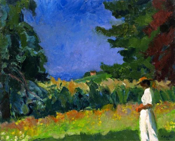 At Lake Geneva by Paul Basilius Barth