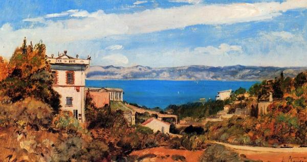 The Bay Of Marseille, Saint-henri by Paul-camille Guigou