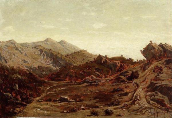 Paul-camille Guigou The Hills Of Saint-loup