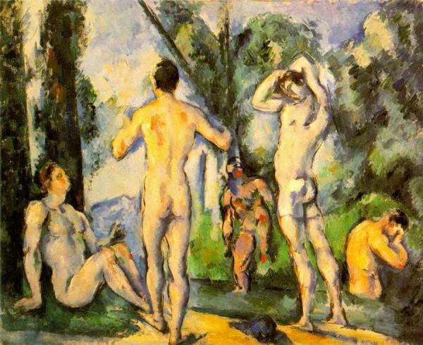 Bathers by Paul Cezanne Oil Painting Reproductions