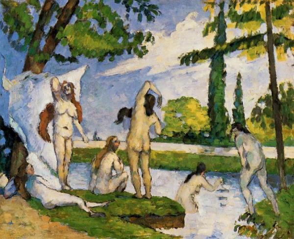 Bathers by Paul Cezanne Oil Painting Reproductions