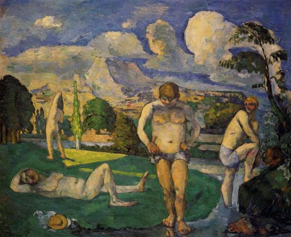 Bathers At Rest by Paul Cezanne