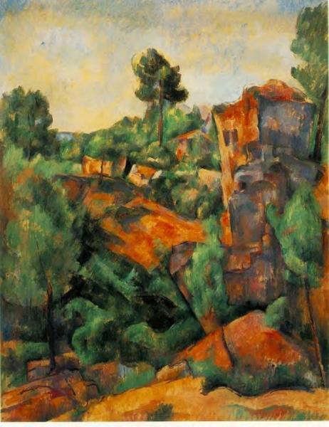 Bibemus Quarry by Paul Cezanne