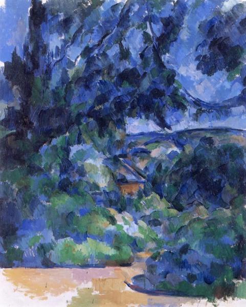 Blue Landscape by Paul Cezanne