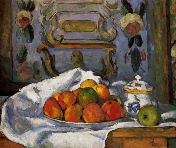 Dish Of Apples by Paul Cezanne