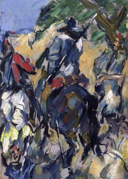 Don Quijote, Seen From The Rear by Paul Cezanne