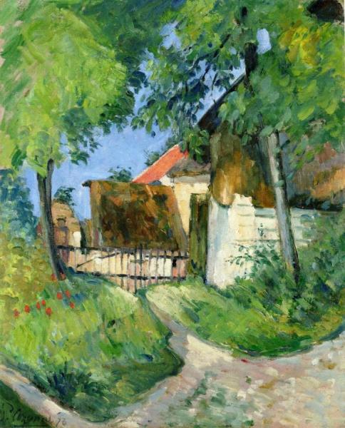 Paul Cezanne Entrance To The Farm, Rue Remy In Auvers-sur-oise