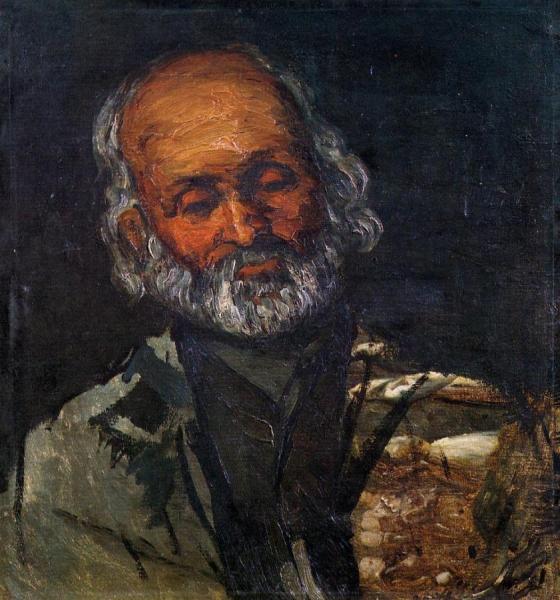 Head Of An Old Man by Paul Cezanne Oil Painting Reproductions