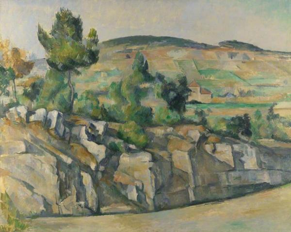 Hillside In Provence by Paul Cezanne