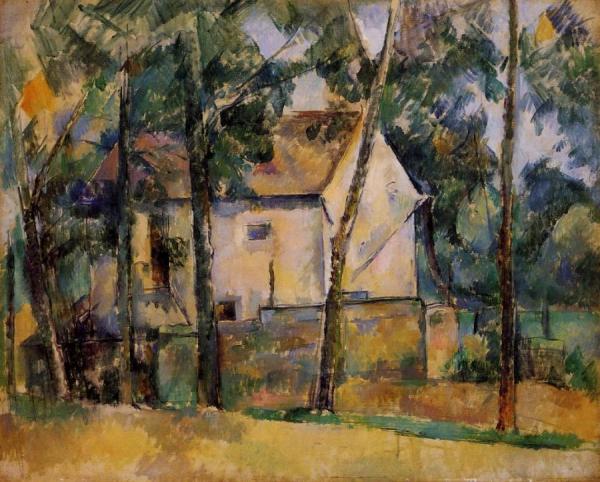 House And Trees by Paul Cezanne