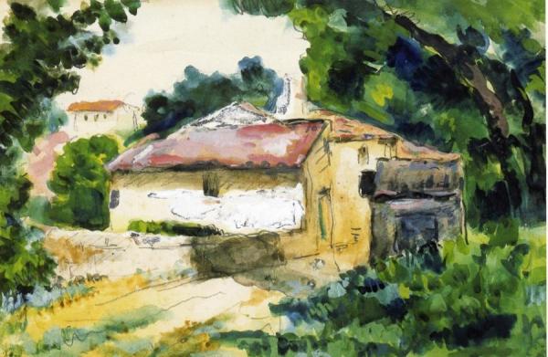 House In Provence by Paul Cezanne