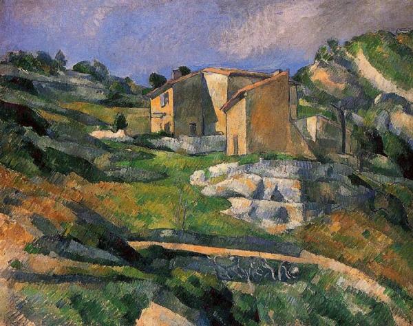 Houses In Provence by Paul Cezanne