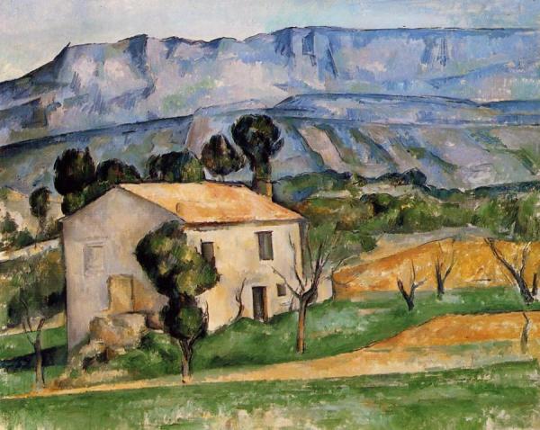 Houses In Provence, Near Gardanne by Paul Cezanne Oil Painting Reproductions