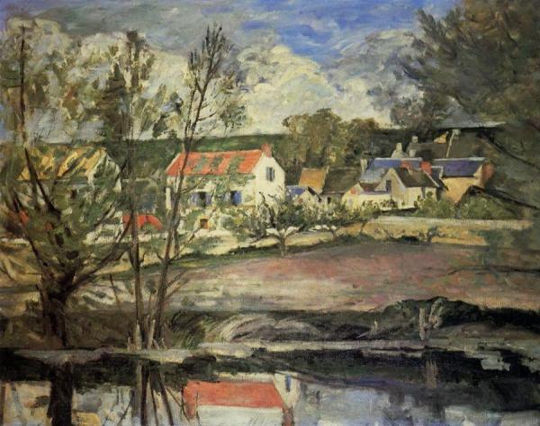In The Valley Of The Oise by Paul Cezanne