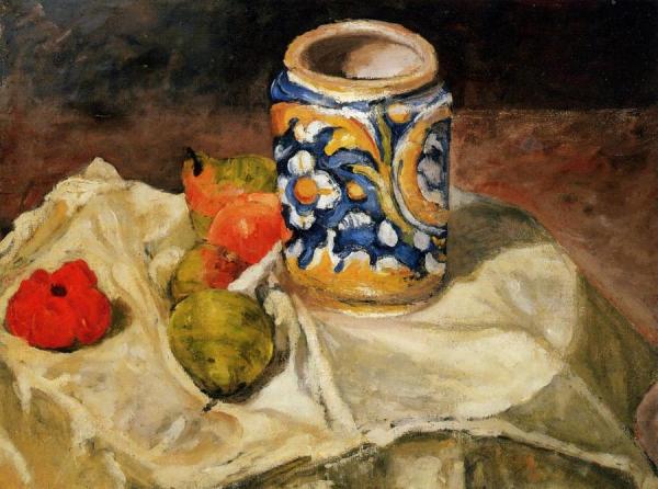 Italian Earthenware by Paul Cezanne