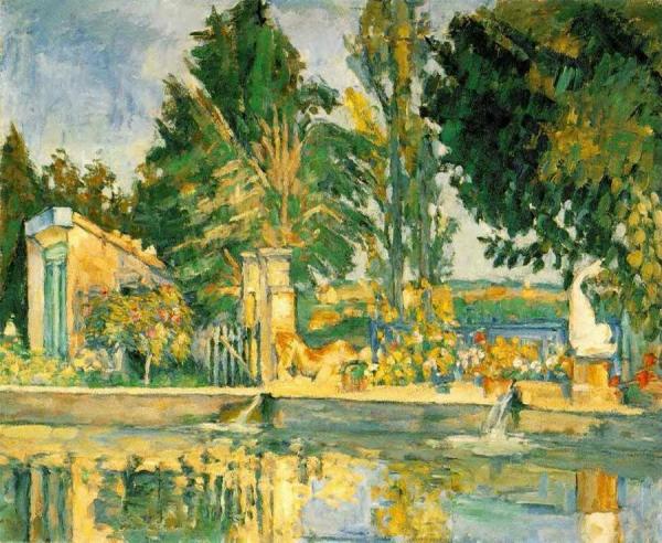 Jas De Bouffan, The Pool by Paul Cezanne