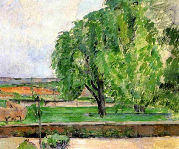 Landscape At The Jas De Bouffan by Paul Cezanne Oil Painting Reproductions
