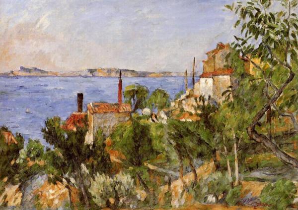 Paul Cezanne Landscape, Study After Nature