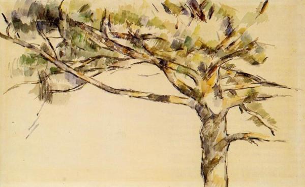 Large Pine (study) by Paul Cezanne Oil Painting Reproductions